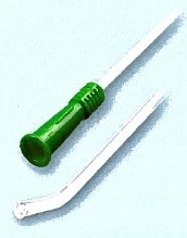 Böjd sugkateter Convatec, 53cm ch12 vit ftalatfri PVC