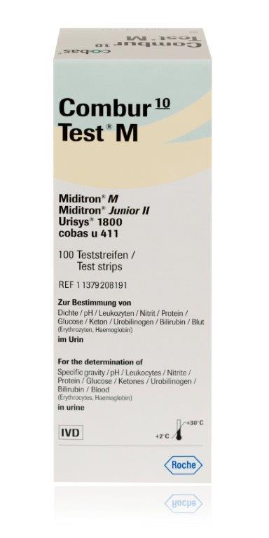Urinsticka Combur-10 Test M, 100/fp endast till Cobas u 411