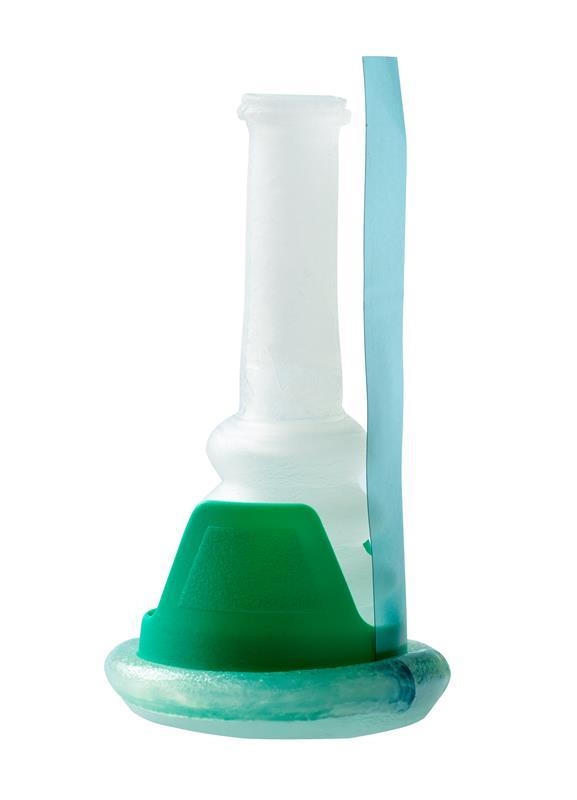 Urindroppsamlare latexfri självhäftande kort, Conveen S+ m appl O=105 D=35mm - Conveen