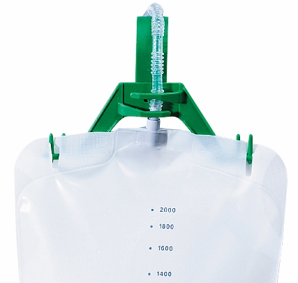 Urinpåshängare Conveen, för säng grön plast - Conveen