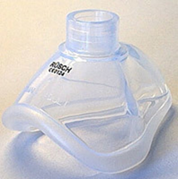 Narkosmask Rüsch, stl4 silikon transp flerg - Rüsch