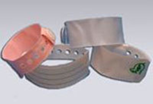 Identitetsband med knapplås Veri-Color 110, små-/spädbarn etikett transp