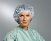 Op mössa basker Annie Barrier, 55cm L blå