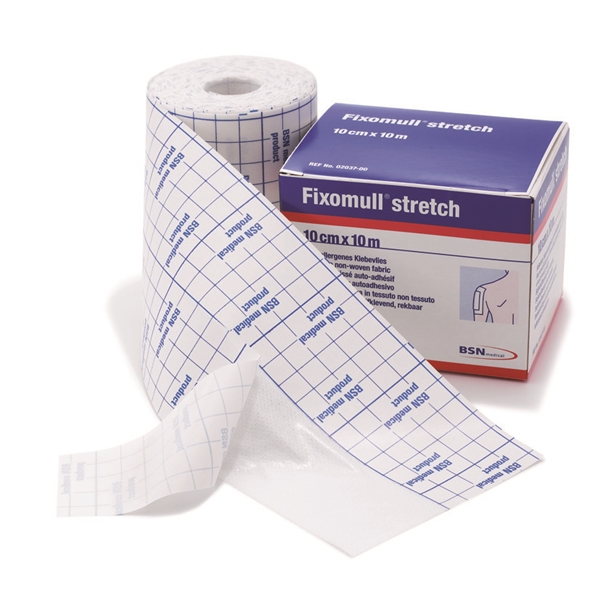 Fixeringshäfta nonwoven Fixomull stretch, 20cmx10m Stretch - Fixomull 