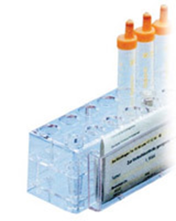 Provrörsställ med remissfack, 16-17mm autokl 121C slagtålig