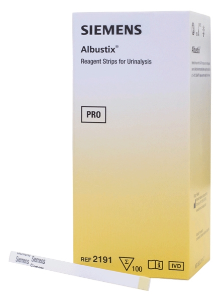 Urinsticka Albustix, albumin 