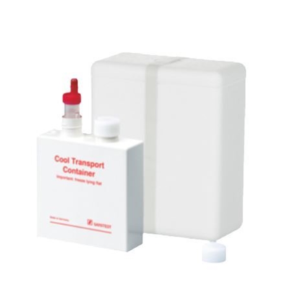 Transportförpackning kyltransport, för2 rör10mL m frigolithölje