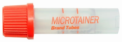 Kapillärrör BD Microtainer Microgard, 250-500µl utan tillsats röd