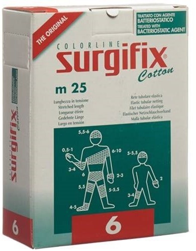 Tubnät Surgifix bomull, nr5x25m Latex