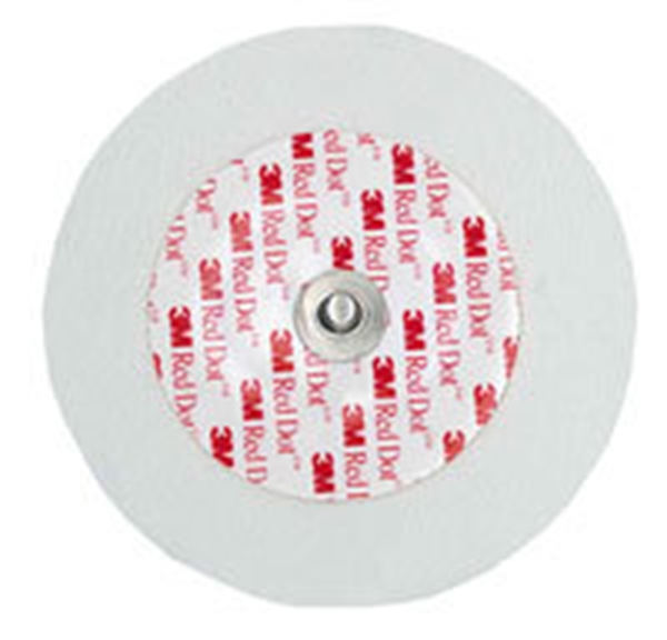 EKG elektrod 3M RedDot, 60mm knapp överv hudvänlig - Micropore