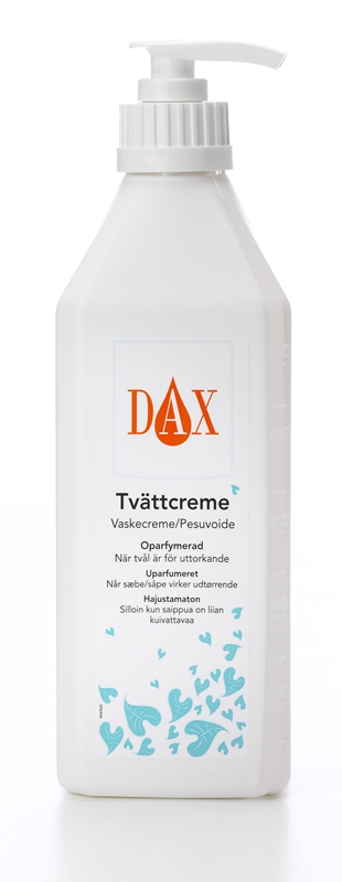 Tvättkräm Dax , 600ml m pump oparfym pH 4,7 - Dax