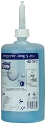 Tvål flytande Tork Premium S1, 1L Hair & Body parfymerad - Tork - 2