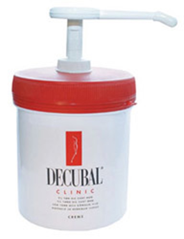 Hudkräm Decubal Clinic, 1kg med pump oparfymerad - Decubal