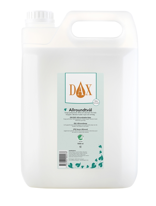 Flytande tvål Dax allround, 5000ml dunk parfymerad - Dax