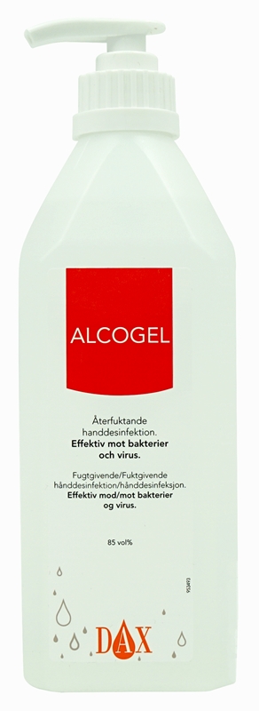 Handdesinfektion Dax Alcogel 85%, 600ml m pump - Dax - 1