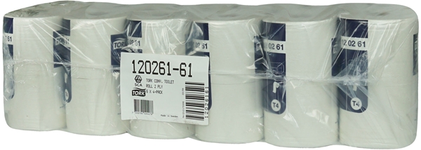 Toalettpapper 2-L Normal T4, Tork Advanced Extra lång 61,6m - Tork - 4