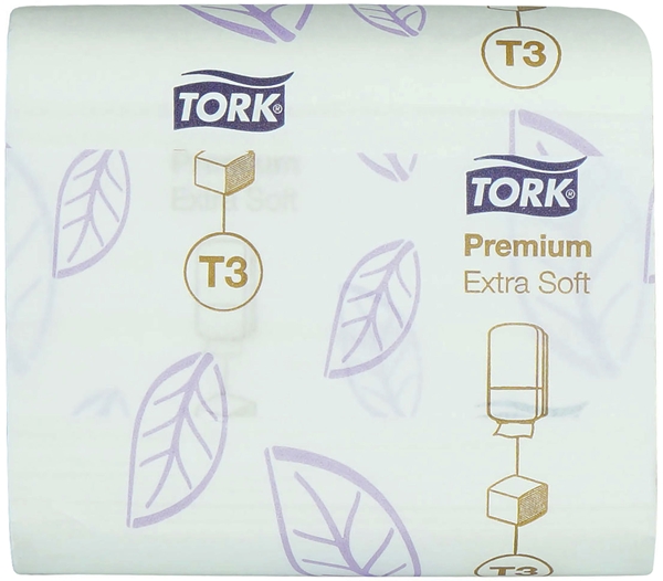 Toalettpapper 2-L ark T3, Tork Premium vikt 19x11cm - 3