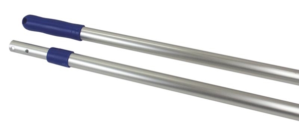 Teleskopskaft, 100-180cm blå/aluminium