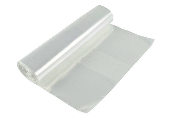 Sopsäck LD plast, 60L 550x900mm 45my transparent
