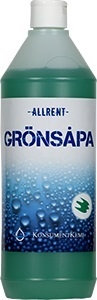 Grovrengöringsmedel såpa Grönsåpa, 1L parf pH=10,5 Bra Miljöval