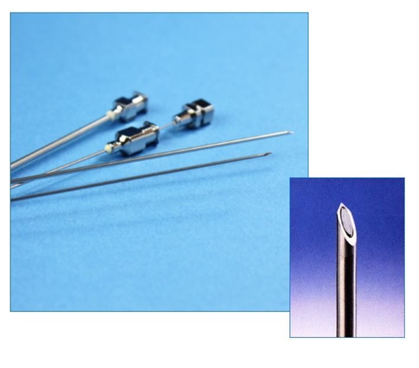 Injektionskanyl special Quincke slipning, 0,9x120mm 20G gul - 1