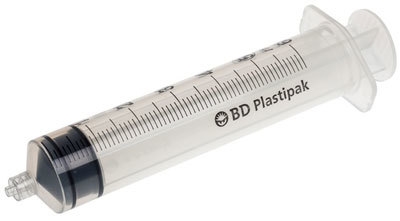 Spruta luerlock 3kompPlastipak, 50/60ml grad 1ml centrerad