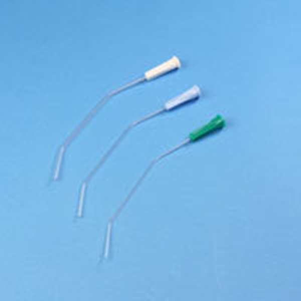 Öronsugkanyl plast dubbelböjd, 2,0x160mm grön