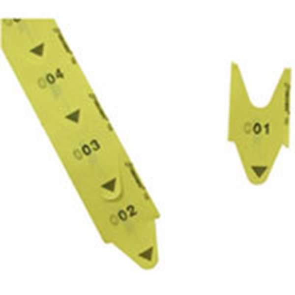 Nummerlappar, 40mm 0-999 3000 lappar/rle