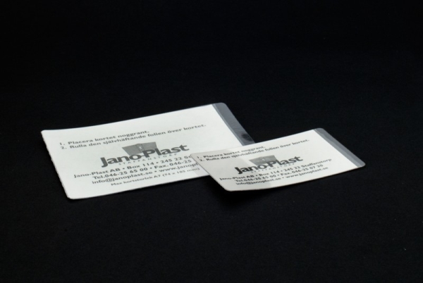 Plastficka självlaminerande, 86x54mm