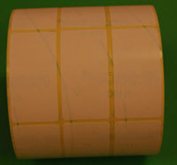 Etikett självhäftande otryckt, 24x49mm  rle500