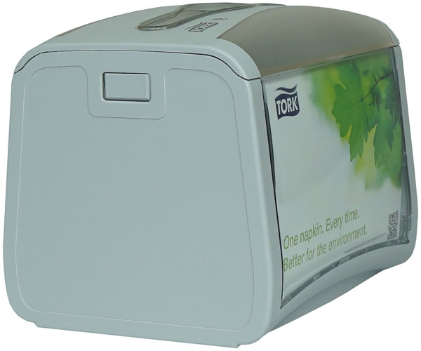 Dispenser servett Tork N4, toppmatad ljusgrå - 2