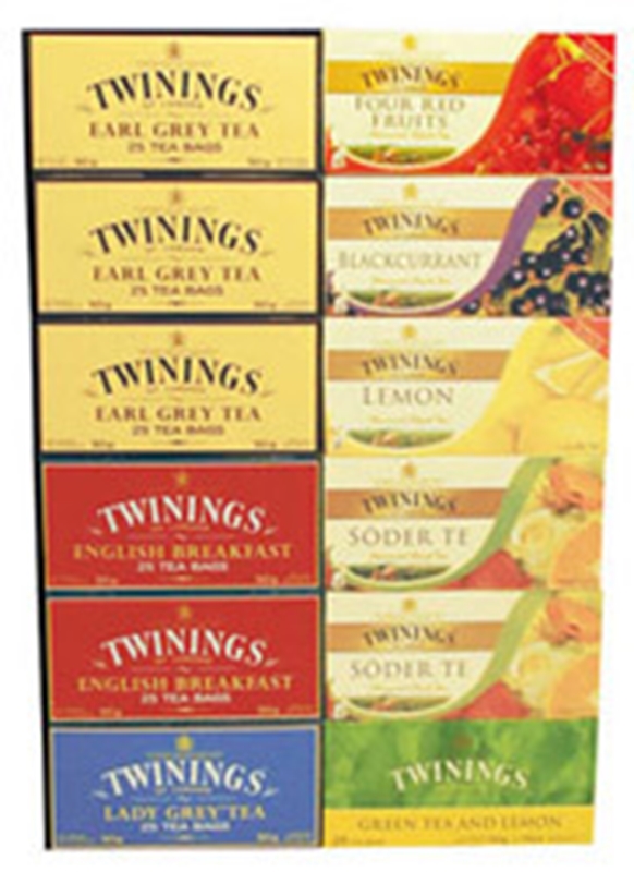 Te Twinings, blandade sorter 10pk