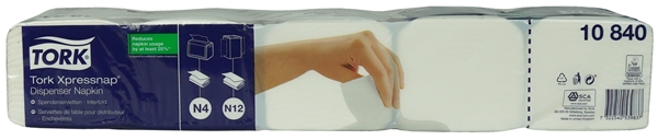 Dispenserservett 1/4 N4, Tork Universal 21,3x33cm kedjev. - 3