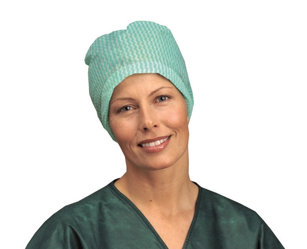 Op mössa hjälm Flory Barrier, one size grön/vit