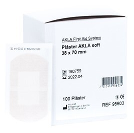 Plåster nonwoven Akla Soft, 3,8x7cm beige st-pack - AklaSoft
