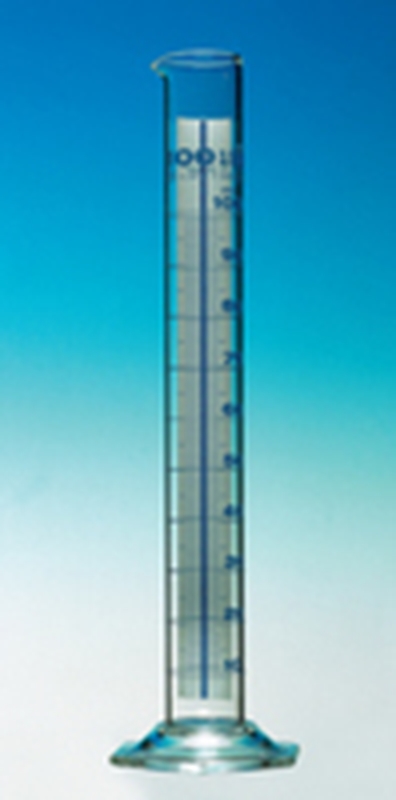 Mätcylinder glas klass A DURAN, 100ml gradering-1,0ml