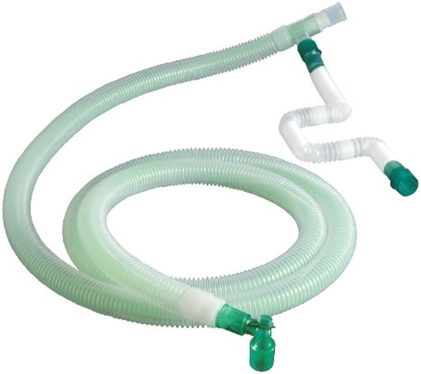 Andningsslang Uniflow, 22mmx1,6m vridbart knä