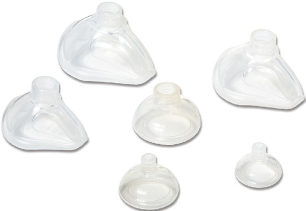 Narkosmask Ambu Open Cuff, stl4 vuxen silikon transp