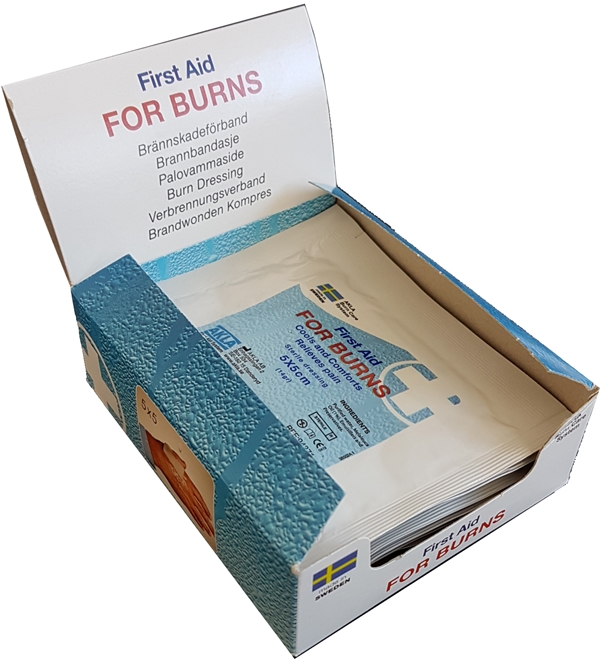Brännskadeförband For Burns, 5x5cm  gelkompress - For Burns