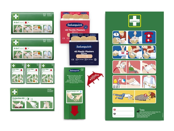Första hjälpen refill Cederroth, t gamla tavlan