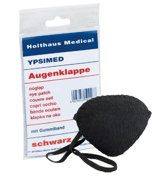 Ögonlapp svart, Medium latex
