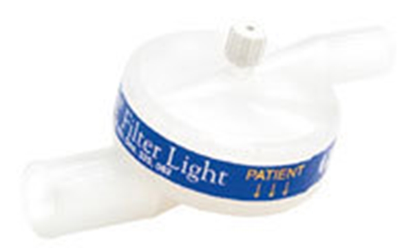 Filter HMEF Humid-Vent Light, 60ml TD250-1500ml rakt m port - Gibeck Humid-Vent