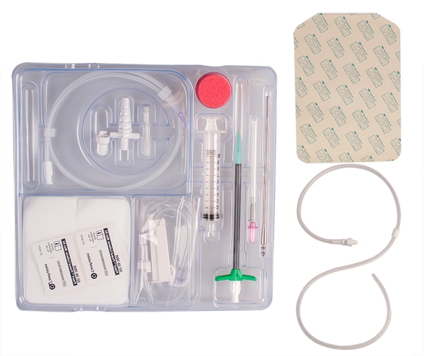 Dränagekateterset  PleurX, 66cm med tillbehör