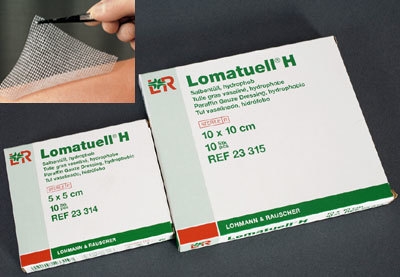 Salvkompress Lomatuell H, 10x10cm - Lomatuell