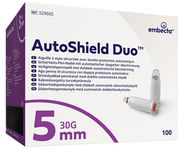 Pennkanyl Autoshield duo, 30G 0,30x5mm Säkerhet - 2
