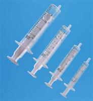 Spruta luer 2komp Discardit, 5ml grad 0,2ml excentrisk