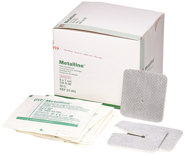 Dränagekompress Metalline, 6x7cm - Metalline