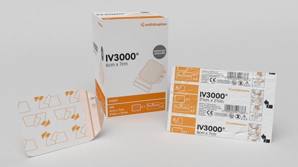 Venkateterförband Opsite IV3000, 6x7cm ped - Opsite