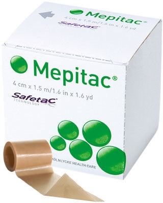 Häfta silikon Mepitac, 2cmx3m beige m skyddsfilm - Mepitac