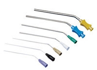 Öronsugkanyl metall enkelböjd, 0,4x70mm lila luerlock